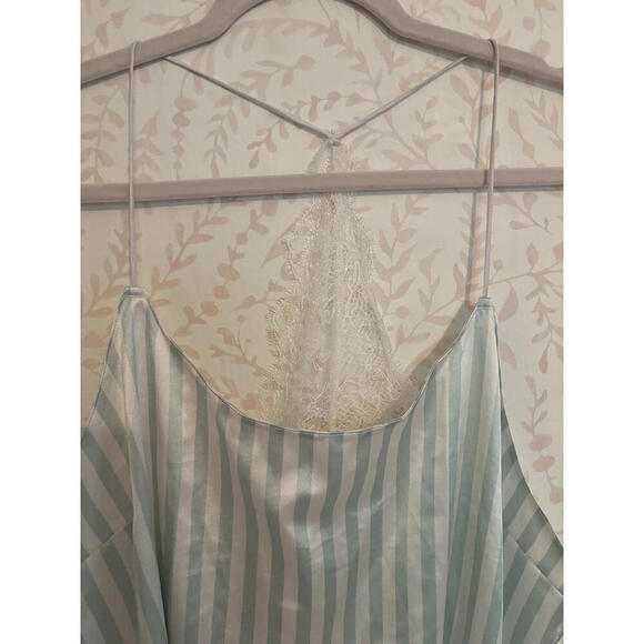 FALL CLEARANCE NWT Victoria's Secret Elegant Striped Satin Camisole XL - Picture 6 of 8